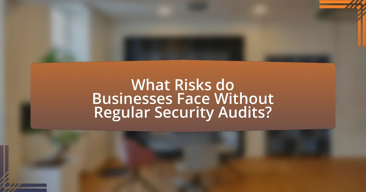 What Risks do Businesses Face Without Regular Security Audits?